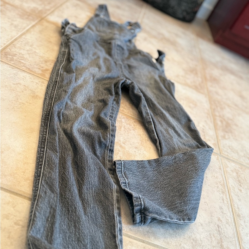 🚨SOLD🚨Cat & Jack Charcoal Denim Overalls